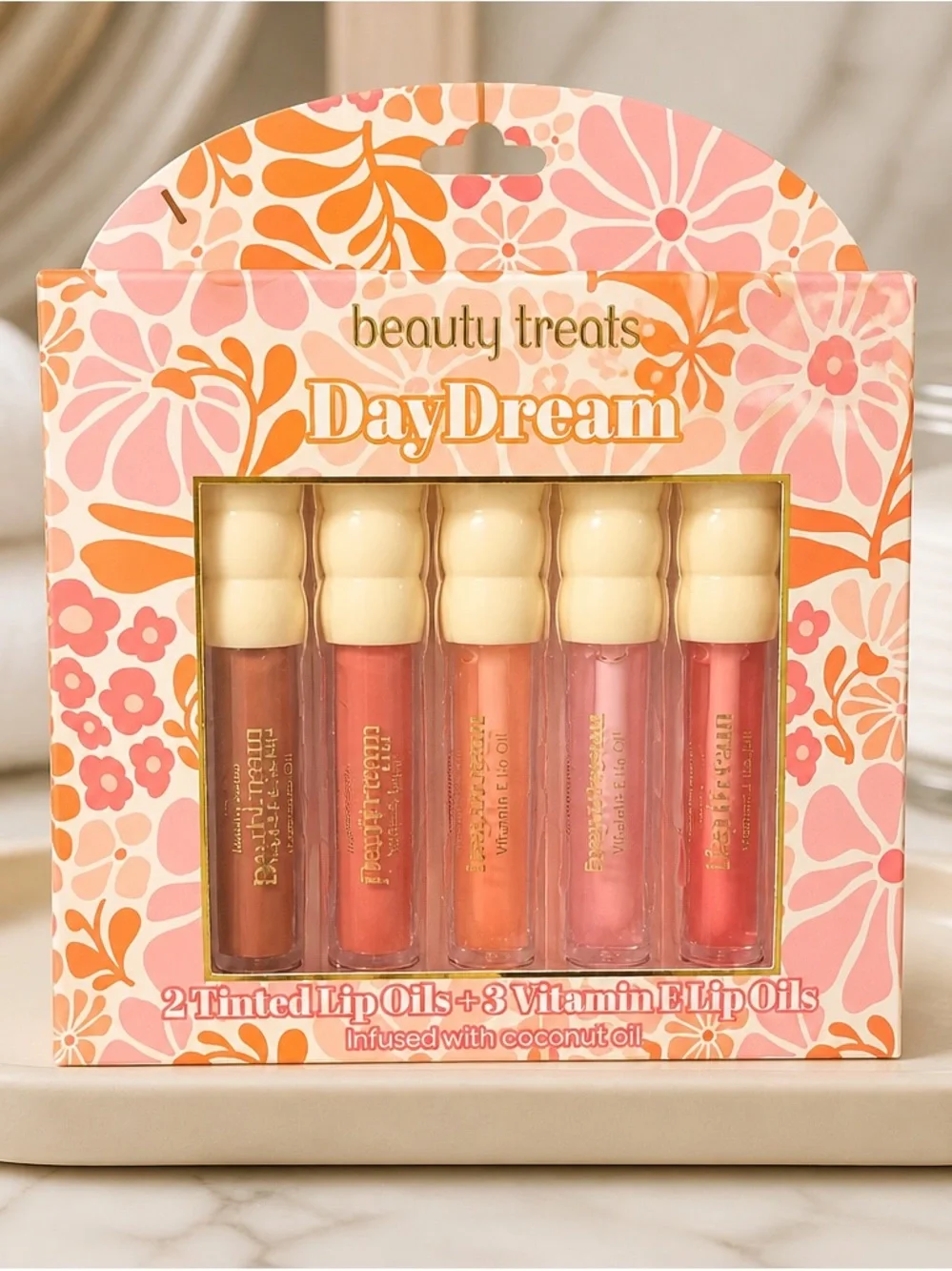 Beauty Treats DayDream Tinted Lip Oil Set 5 Pc New Sealed